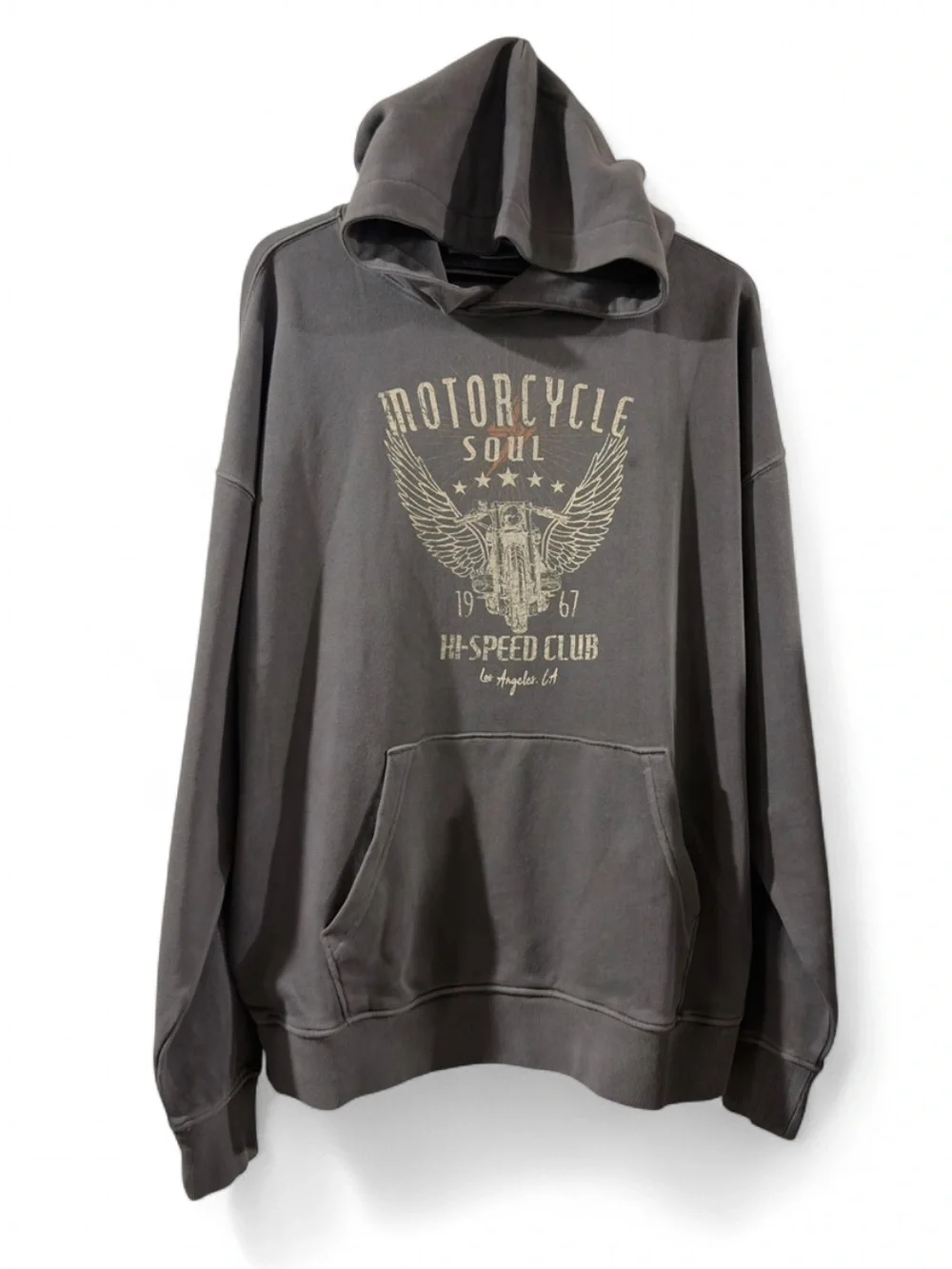 Oversized Relaxed Fit Motorcycle Soul Hoodie Sweatshirt Size Men’s Medium (NWT)